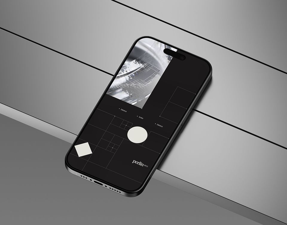 The Huma Finance site on a phone, showing the layered Payfi Stack graphic.